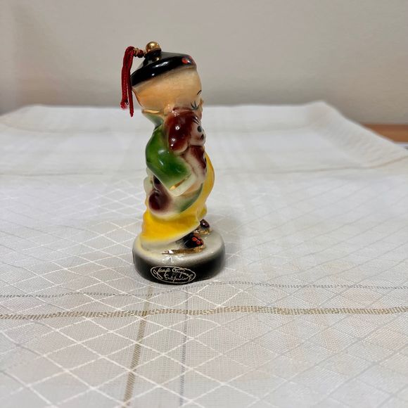 1952 Vintage Josef Originals WEE CHING with his Dog, Chinese Porcelain Figurine - Picture 8 of 10